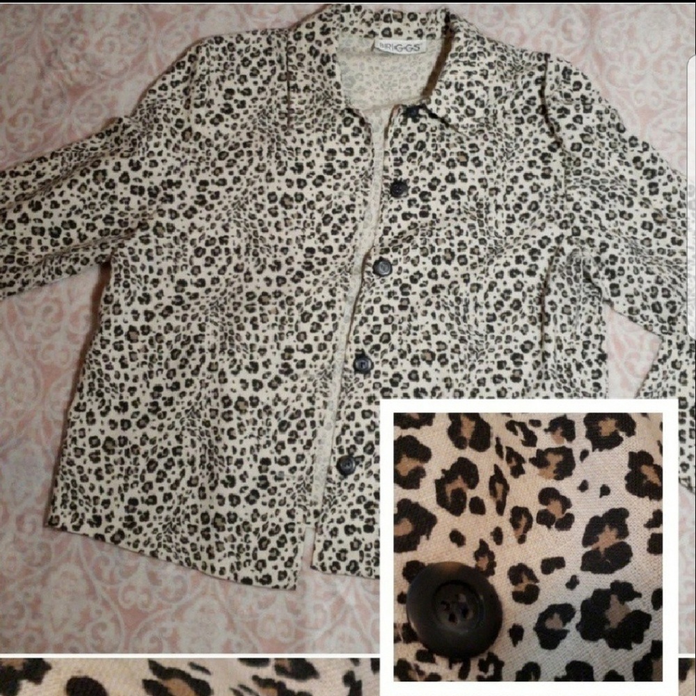 Leopard Animal Print Blazer Jacket